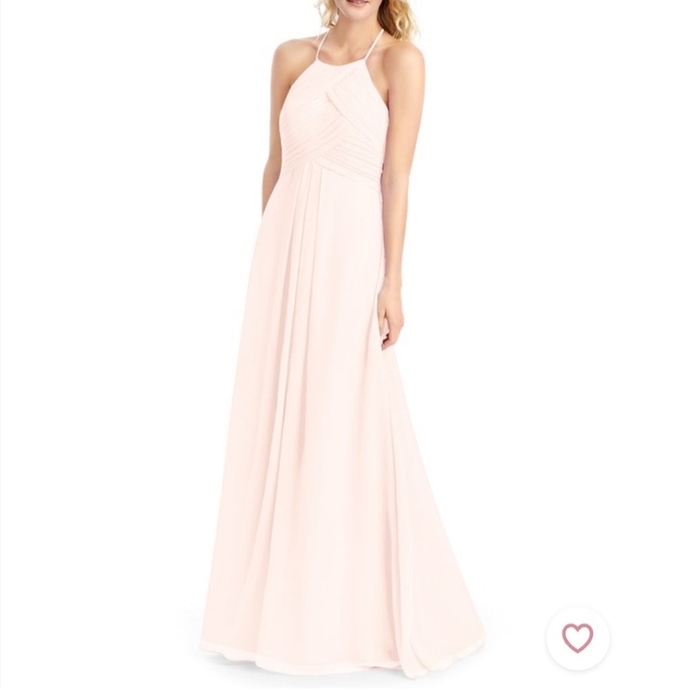 Azazie I NWT Ginger sz 4 long chiffon dress